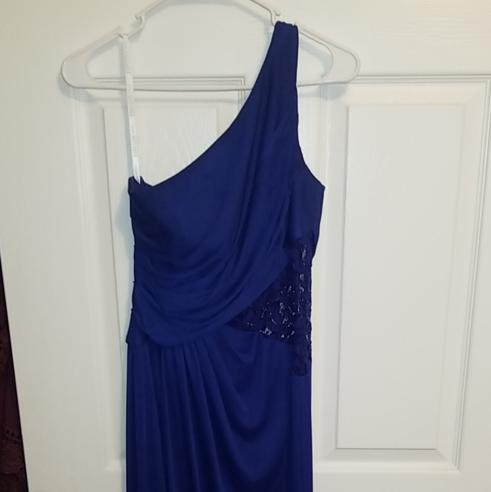 Bridesmaid dress - David's Bridal F19419 in Cobalt